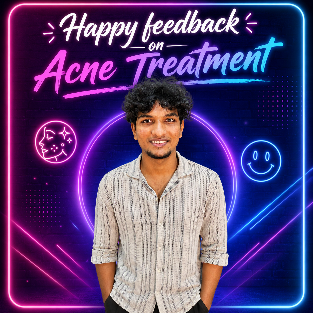 Happy Feedback on Acne Treatment