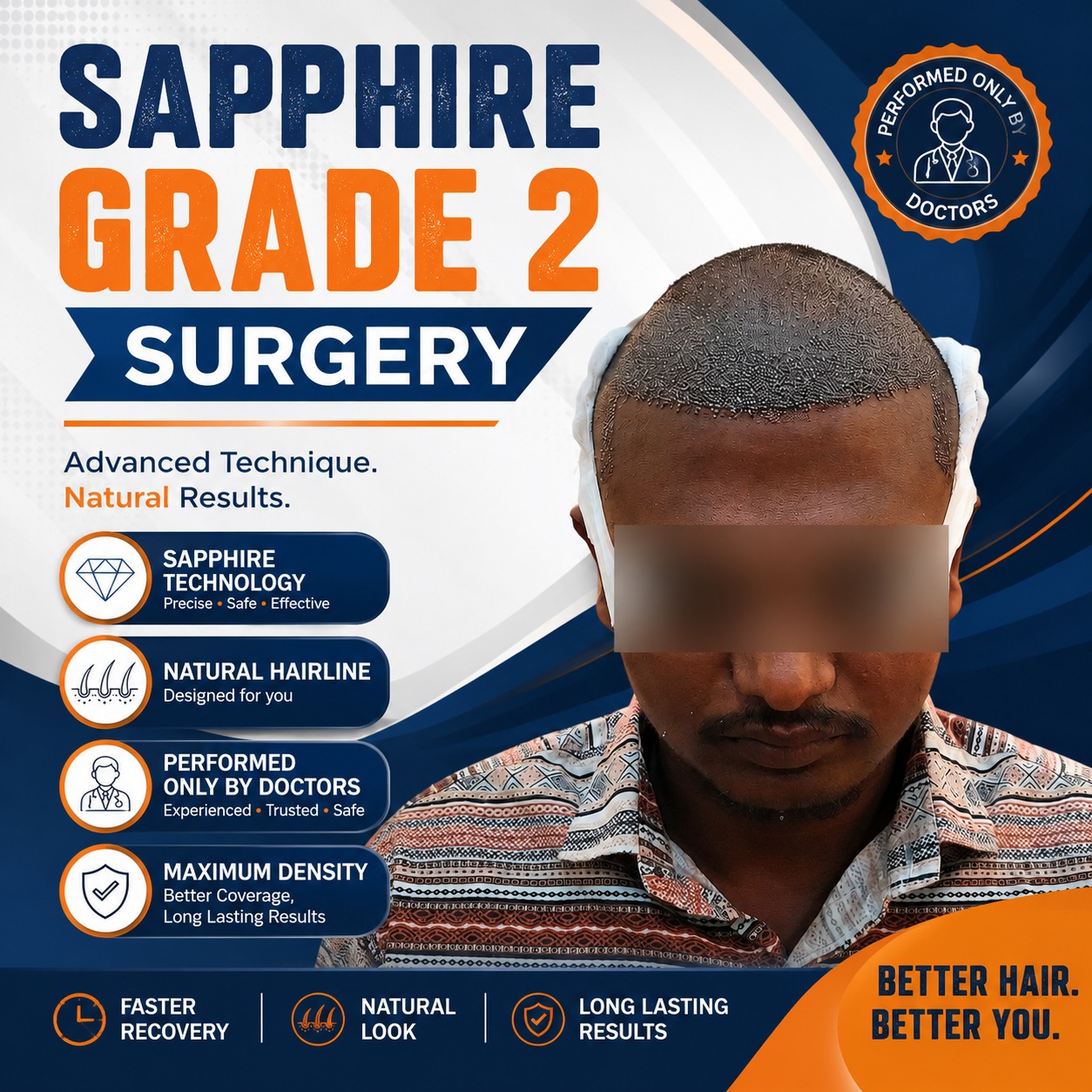 Happy Feedback on Sapphire Hair Transplant